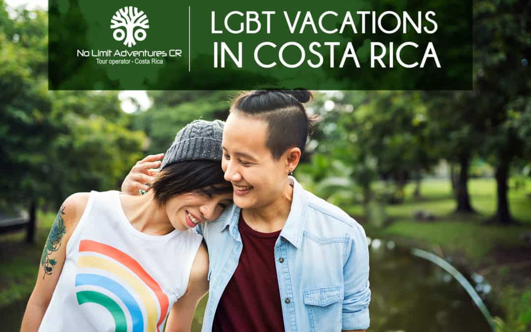 LGBT couple on vacation
